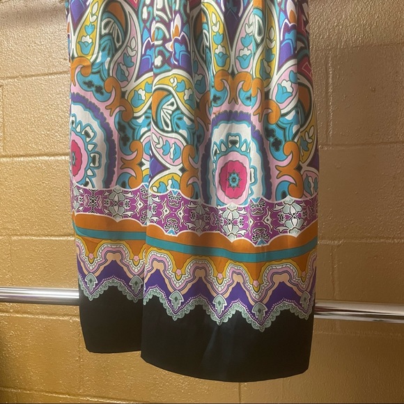 Boho Hippie - Fully Lined Paisley - Size 14 Dress - Picture 8 of 16
